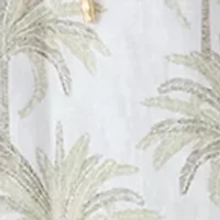 Women's Three-Quarter Sleeve Palm Banks Shift Dress