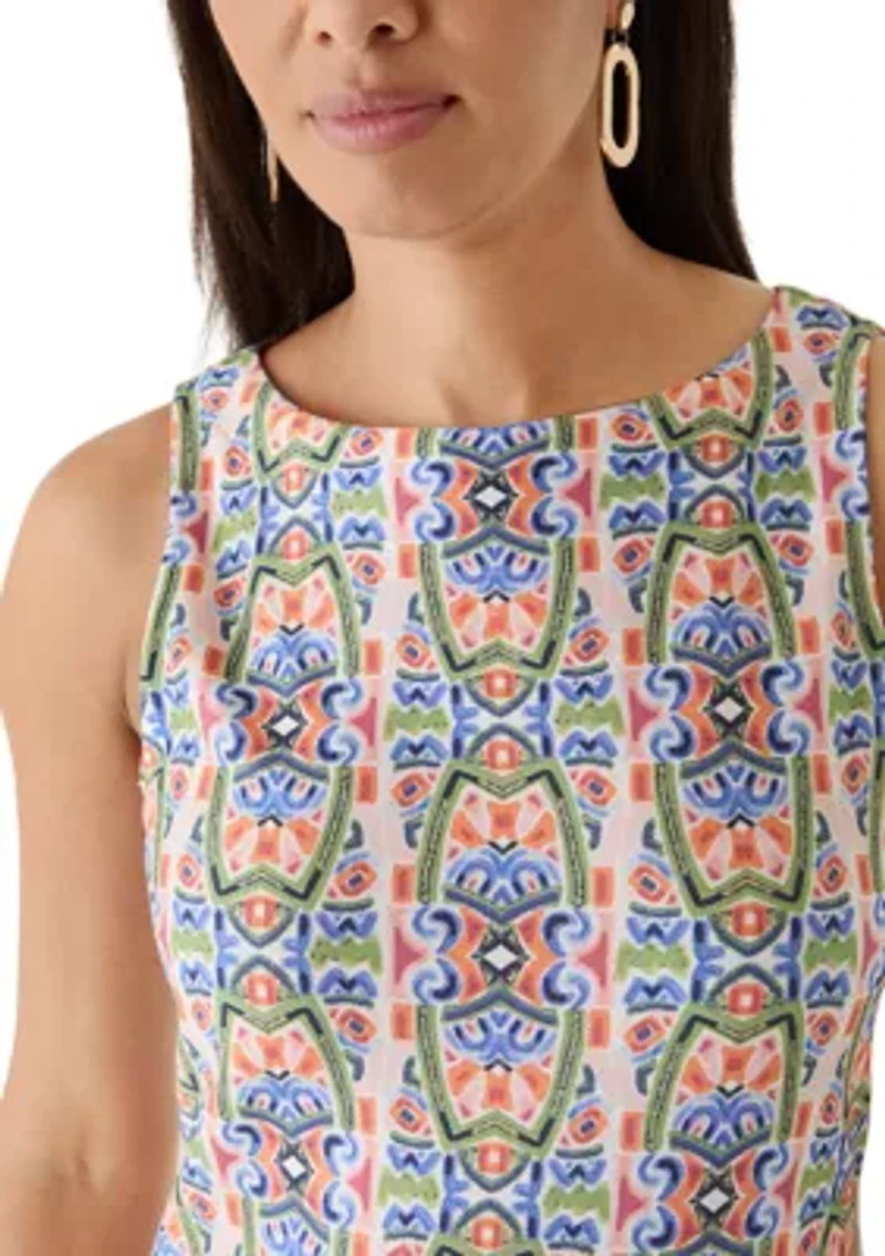 Women's Sleeveless Darcy Mosaic Cove Dress