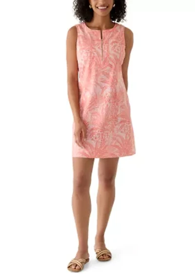 Women's Sleeveless Palm-A-Dora Zip Front Dress