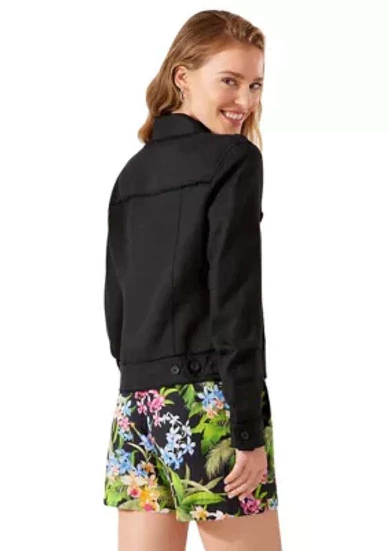 Women's Two Palms Linen Jacket