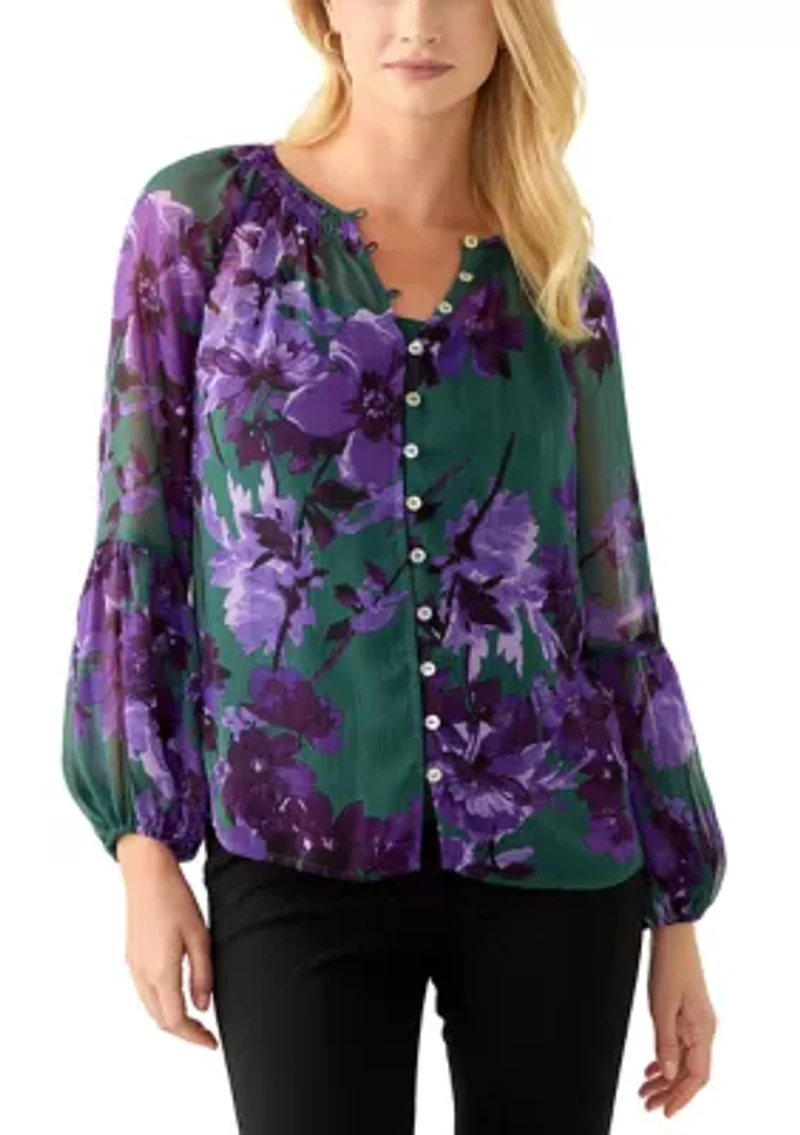 Women's Yoryu Printed Blouse