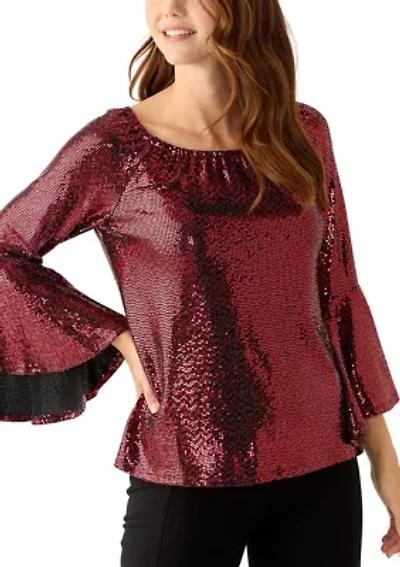 Women's Tulip Sleeve Disco Dream Blouse