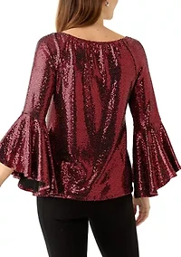 Women's Tulip Sleeve Disco Dream Blouse