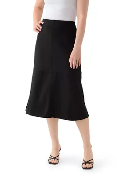Women's Faux Suede Midi Skirt