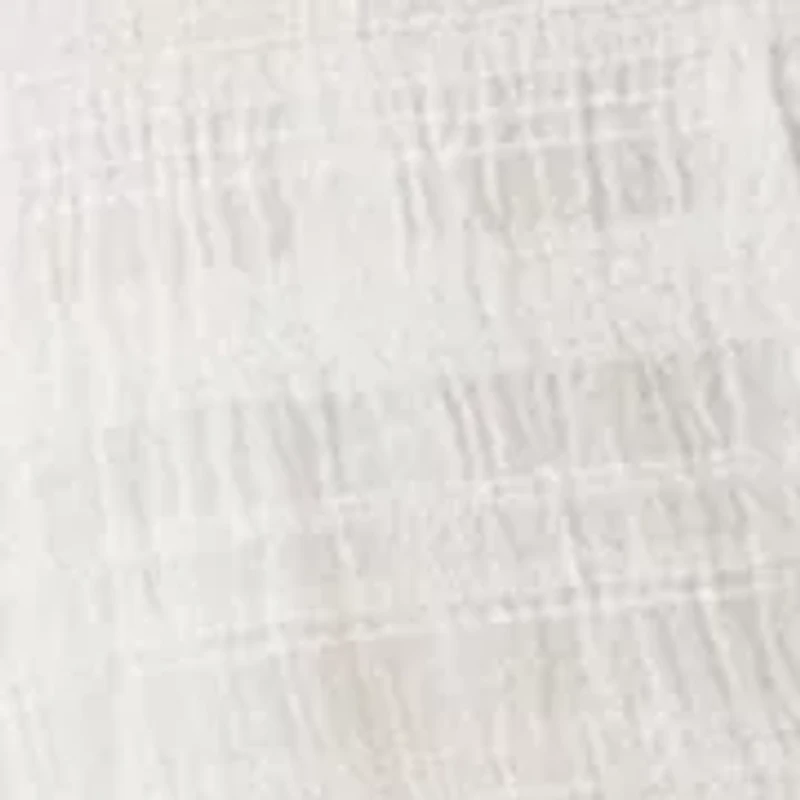 Women's Textured Tie Front Blouse