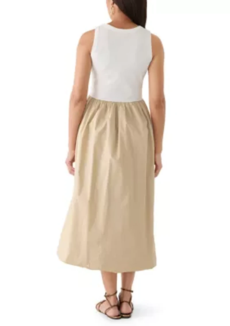 Women's Sleeveless Knit Bubble Dress