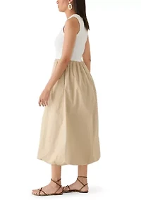 Women's Sleeveless Knit Bubble Dress