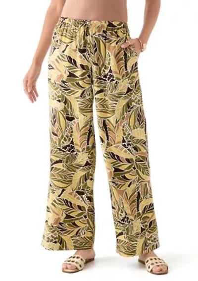 Women's Printed Wide Leg Pants