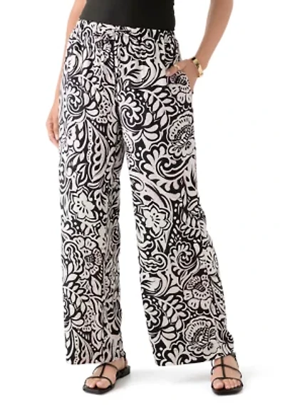 Women's Printed Wide Leg Pants