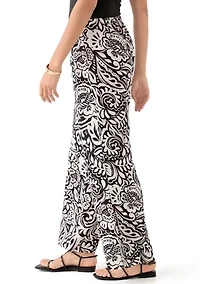 Women's Printed Wide Leg Pants