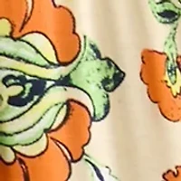 Women's Printed Twill Tiered Midi Skirt