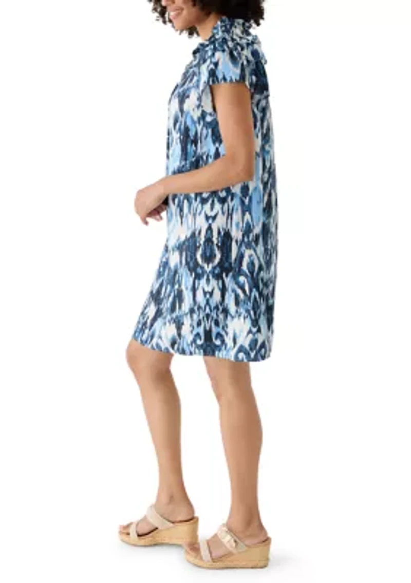 Women's Flutter Sleeve Mini Dress