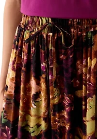 Women's Printed Midi Skirt