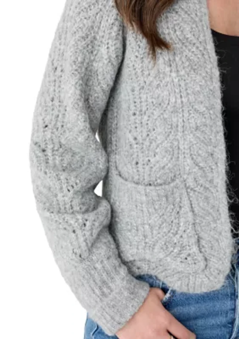 Women's Two Pocket Open Cardigan