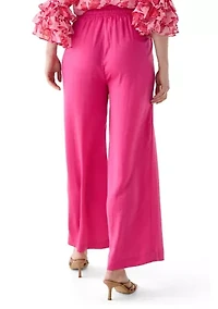 Women's Pull On Satin Pants