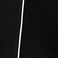 Women's Mock Neck Sweater Dress with Trim