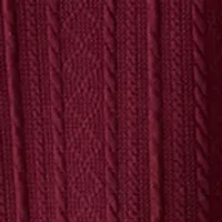 Women's Long Sleeve Cable Knit Dress