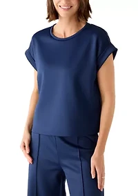 Women's Short Sleeve Scuba T-Shirt