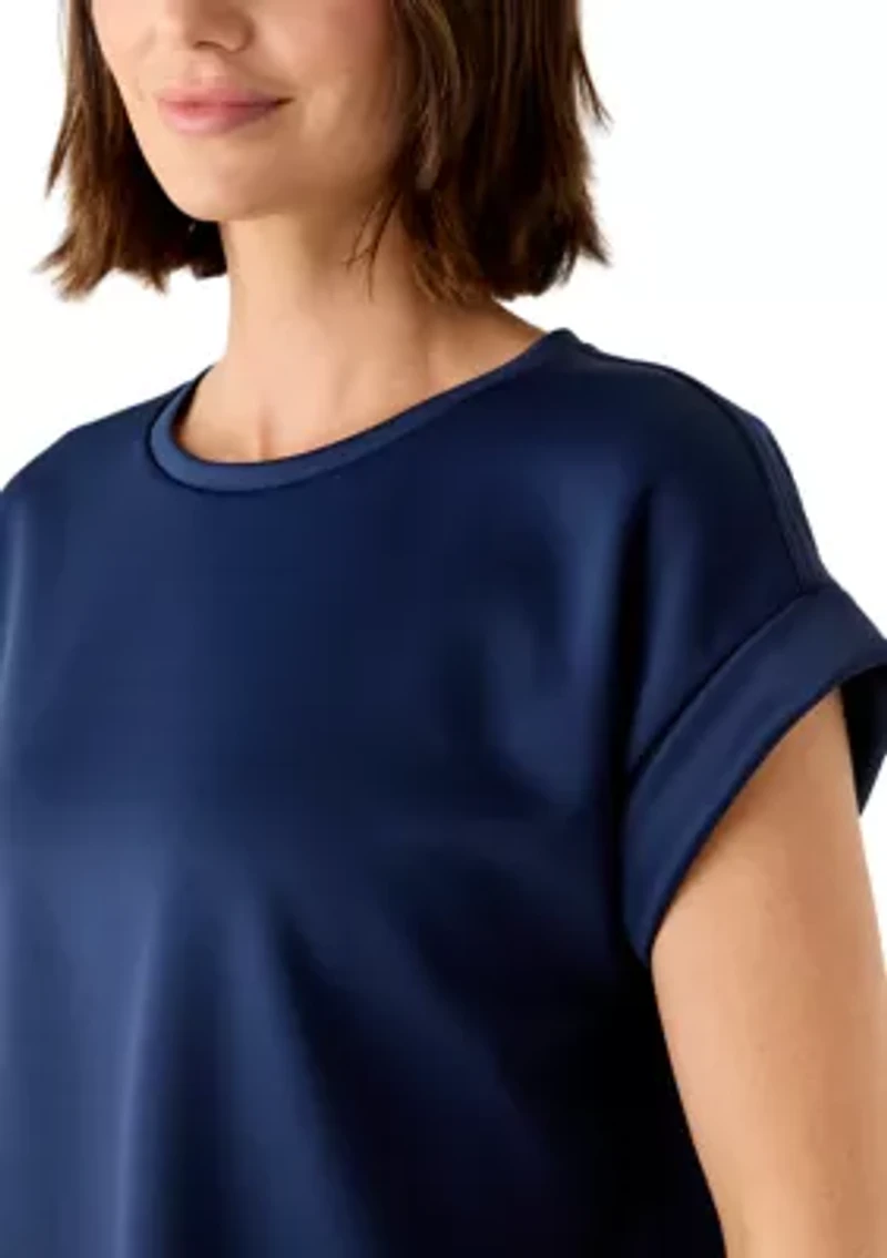 Women's Short Sleeve Scuba T-Shirt