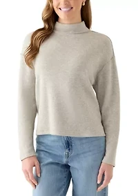 Women's Mock Neck Knit Sweater