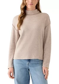 Women's Mock Neck Knit Sweater