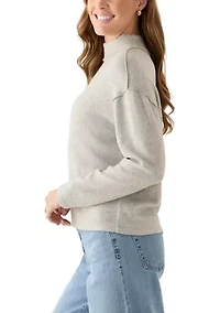 Women's Mock Neck Knit Sweater