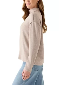Women's Mock Neck Knit Sweater