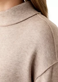 Women's Mock Neck Knit Sweater