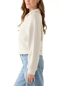 Women's Knit Johnny Collar Sweater
