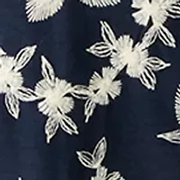 Petite Wide Leg Embroidered Pants