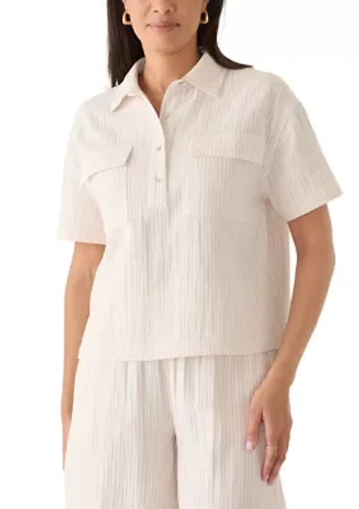 Women's Dolman Sleeve Gauze Top