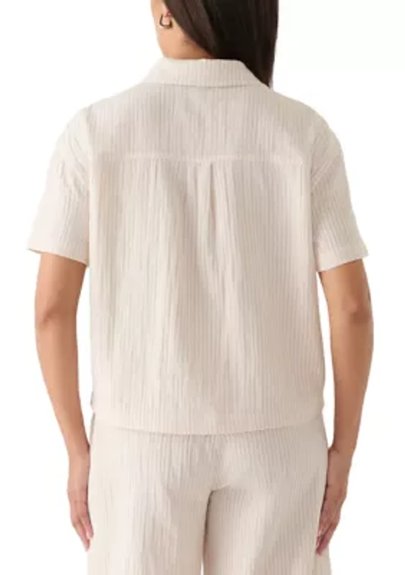 Women's Dolman Sleeve Gauze Top