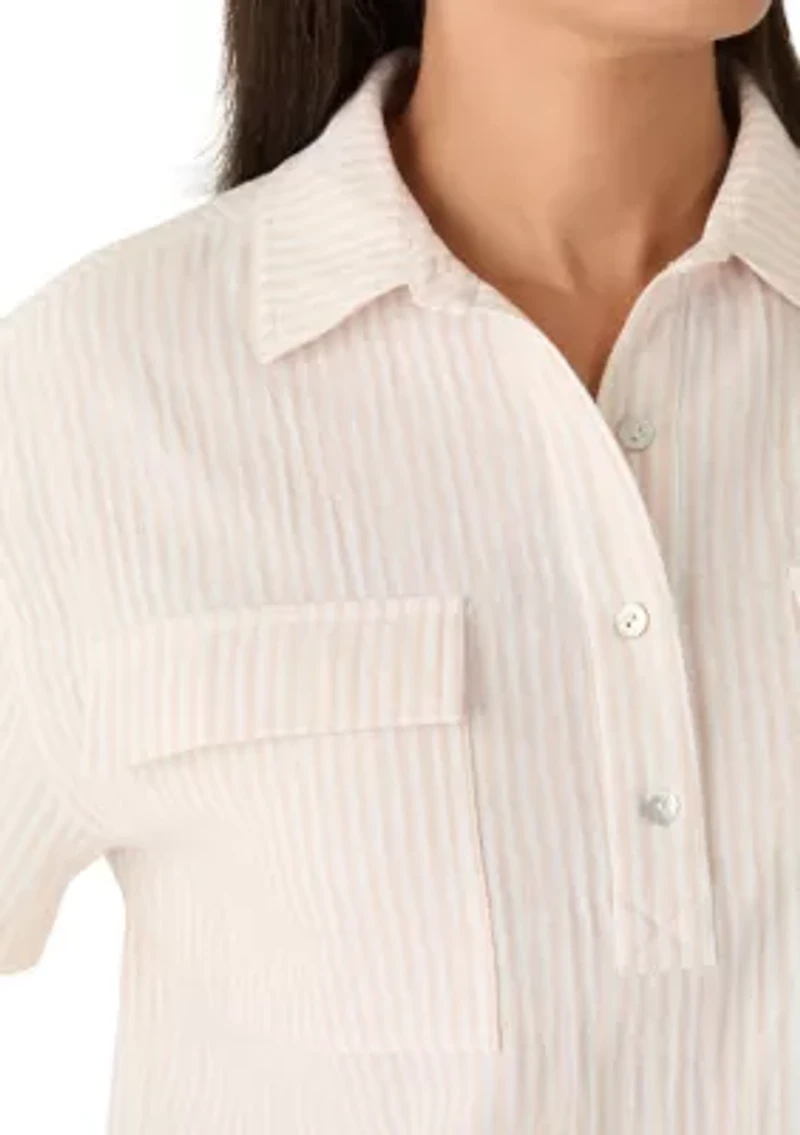 Women's Dolman Sleeve Gauze Top