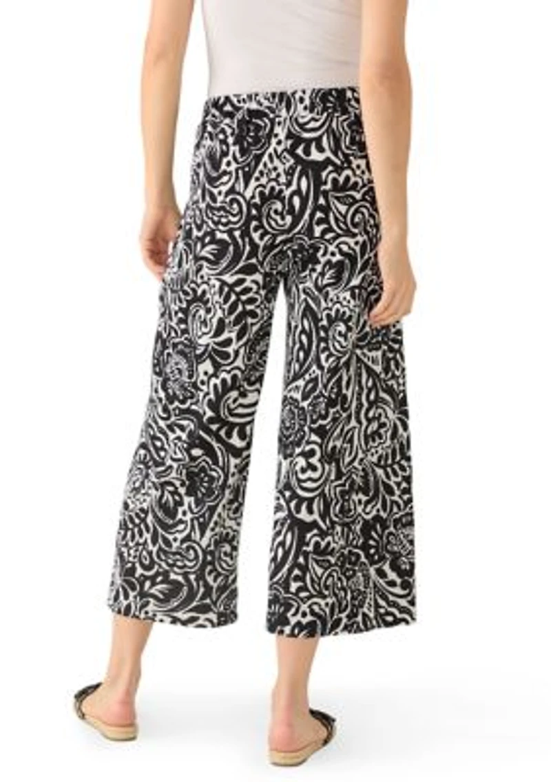 Women's Printed Cropped Pants