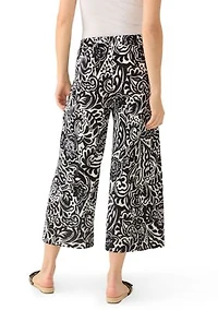 Women's Printed Cropped Pants