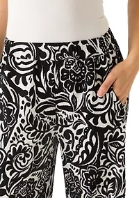 Women's Printed Cropped Pants