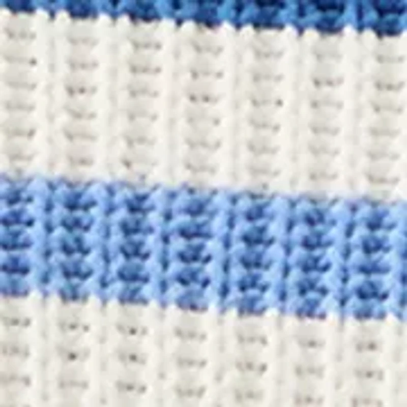 Petite Fever Striped Chenille Sweater