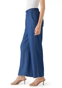 Petite Tencel Pull On Pants