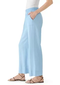 Petite Tencel Cropped Pants