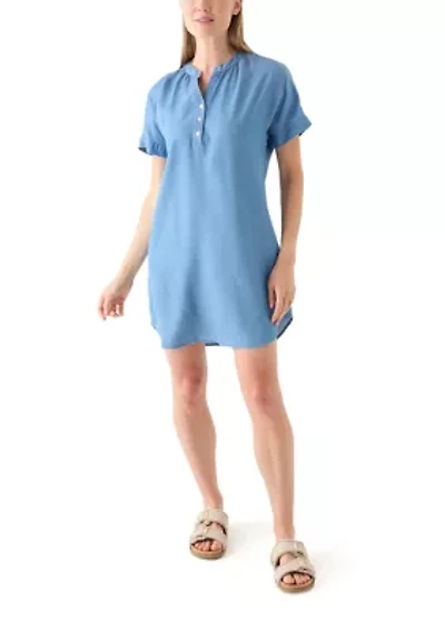 Petite Solid Shirtdress