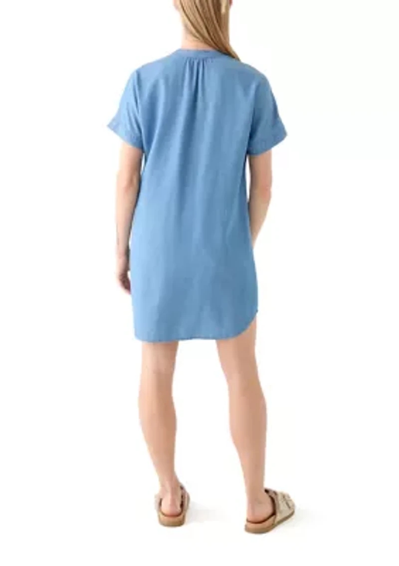 Petite Solid Shirtdress