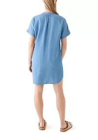 Petite Solid Shirtdress