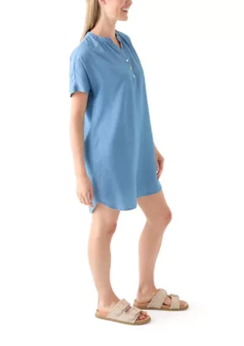 Petite Solid Shirtdress
