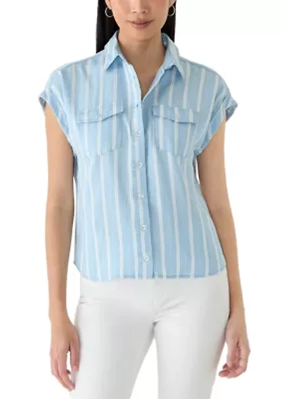 Petite Tencel Camp Shirt