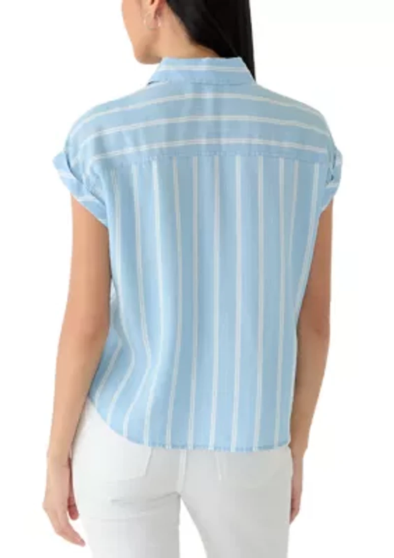 Petite Tencel Camp Shirt