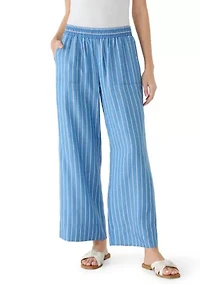 Petite Tencel Cropped Pants