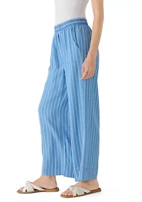 Petite Tencel Cropped Pants