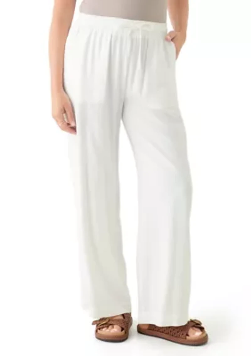 Petite Linen Trousers