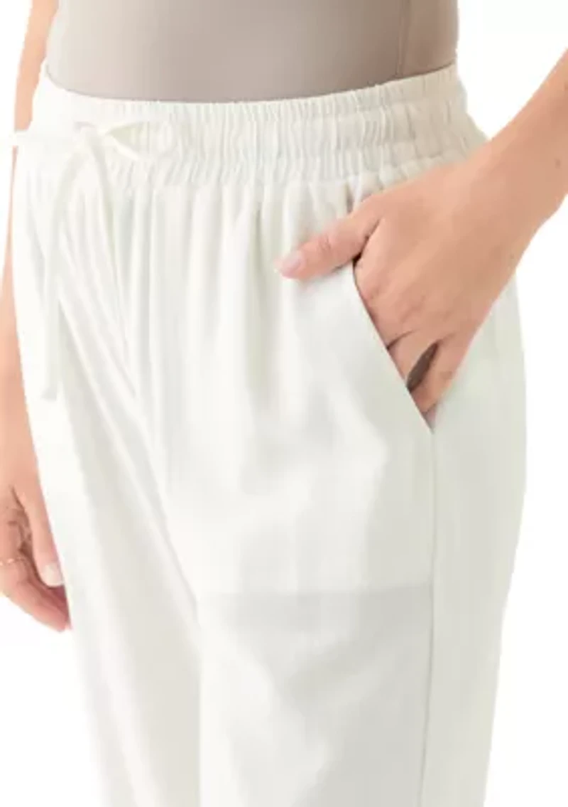 Petite Linen Trousers