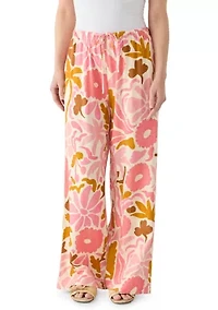 Petite Relaxed Print Pants